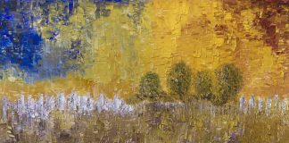 Alessandra Mussolini non solo politica, ma anche artista Alessandra Mussolini, Bianco e Oro